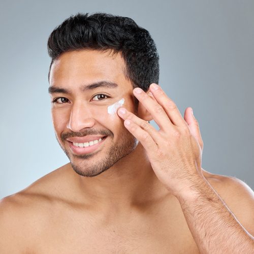 Männerkörperpflege