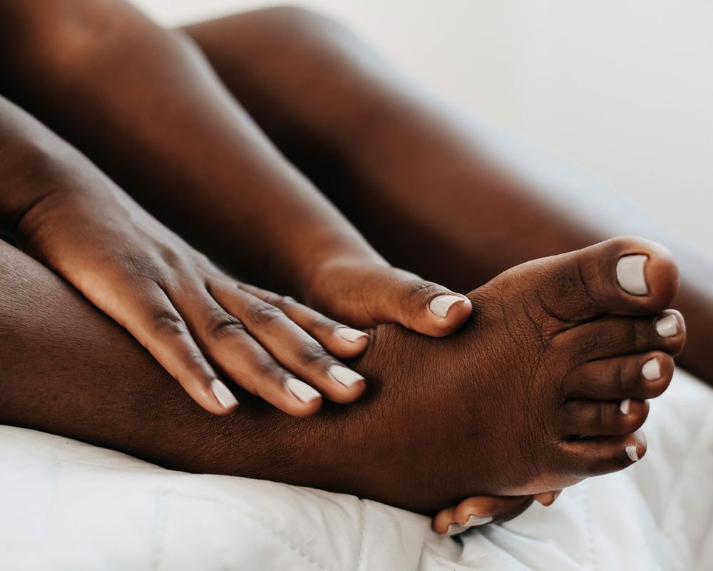 Scholl Füsse gepflegt